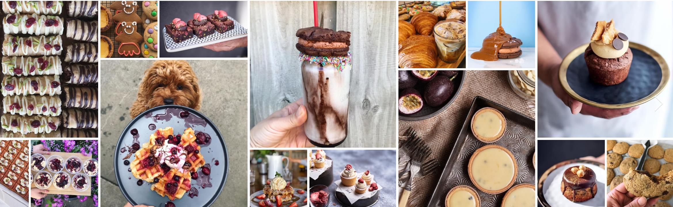 A selection of Grounded's desserts and baked goods