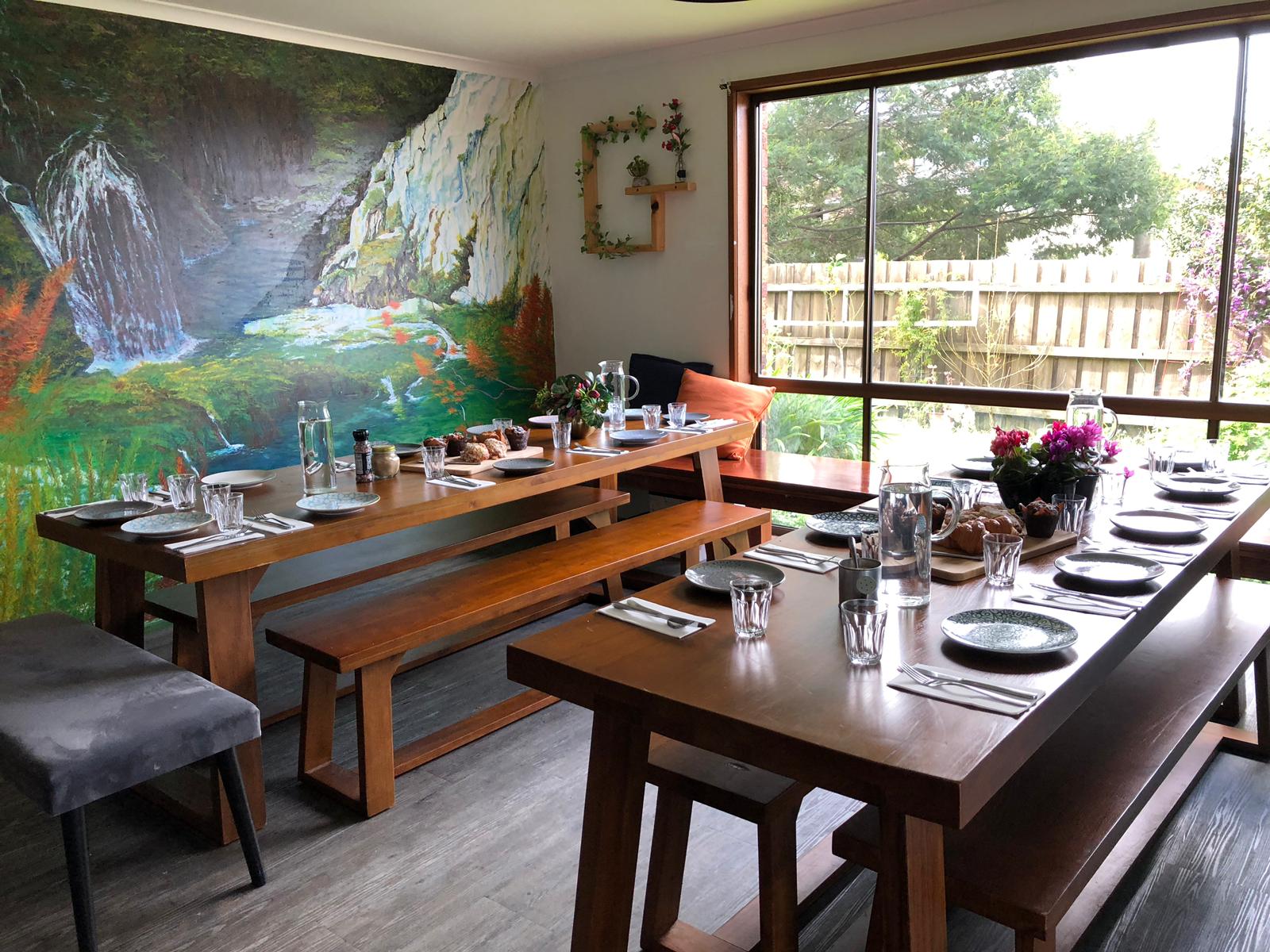 The function room at Grounded Grocer & Cafe